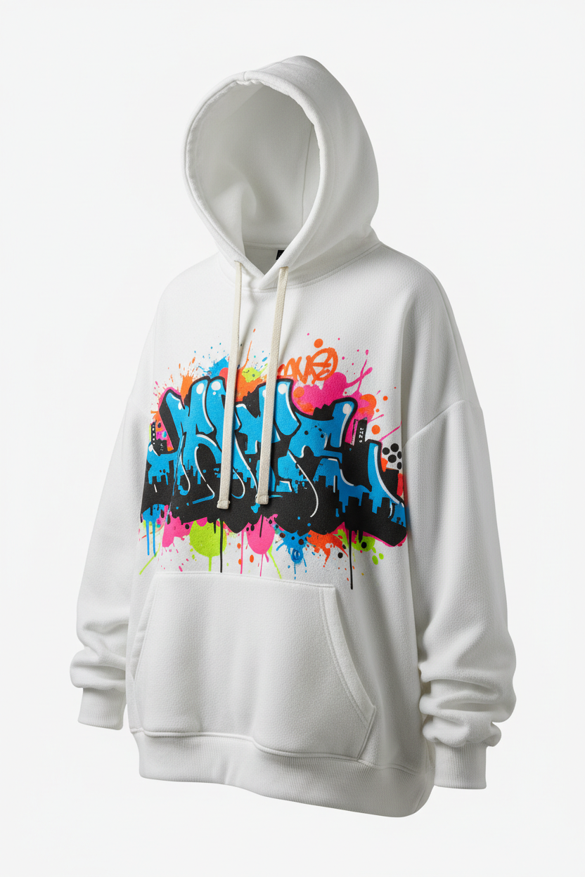 Oversized Graphic Hoodie